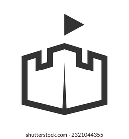 Ilustración del icono del castillo