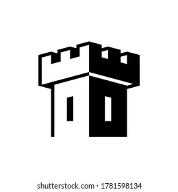 Castle Logo. Icon design. Template elements