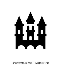 Logo del castillo. Diseño de iconos. Elementos de plantilla