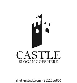 castle logo icon design template.vector illustration