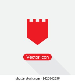 Castle Logo Icon Vector Illustration Eps10