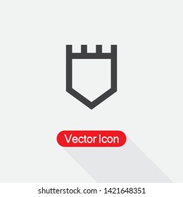 Castle Logo Icon Vector Illustration Eps10