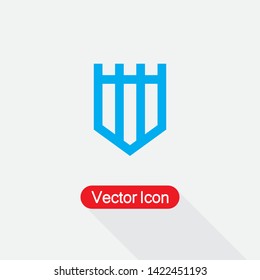 Castle Logo Icon Vector Illustration Eps10