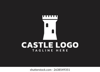 castle logo icon vector illustration	