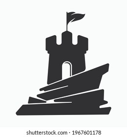 Castle logo icon vector template design