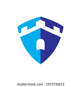 Castle logo images illustration design