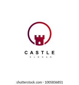 Castle Logo, Real Estate Logo Design