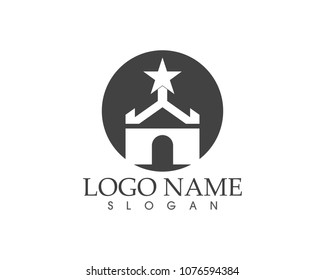 Castle logo template