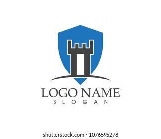 Castle logo template