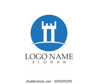 Castle logo template