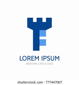 Castle logo template