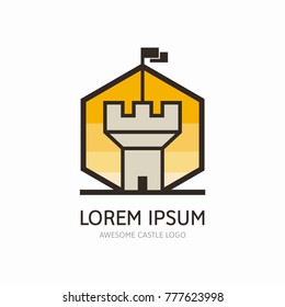Castle logo template
