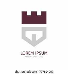 Castle logo template
