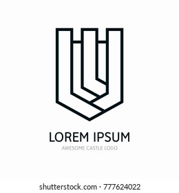 Castle logo template