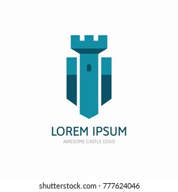 Castle logo template