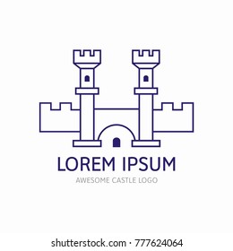 Castle logo template