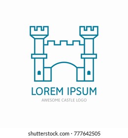 Castle logo template