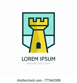 Castle logo template
