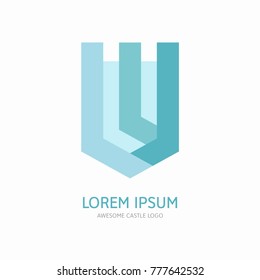 Castle logo template