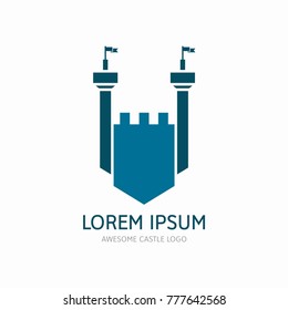 Castle logo template