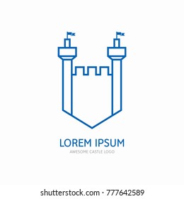 Castle logo template