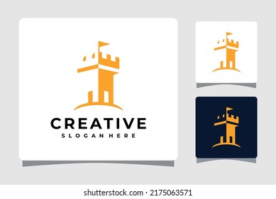 Castle Logo Template Design Inspiration