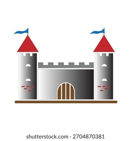 o design do modelo de logotipo do castle está na moda