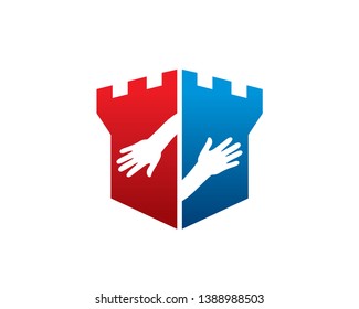 Castle Logo Template, Icon, Symbol