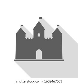 Castle Logo Template, Icon, Symbol - Vector illustration.