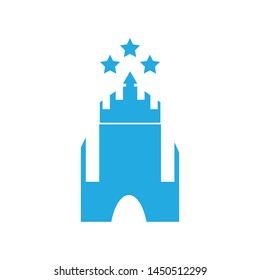 Castle logo template vector icon design