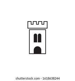 Castle logo template vector icon design