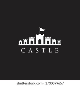 Castle logo template vector icon design