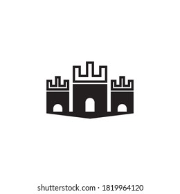 Castle logo template vector icon design