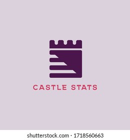 Castle Logo Template Vector Illustration