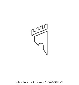 Castle Logo Template vector symbol nature