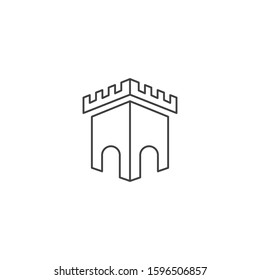 Castle Logo Template vector symbol nature