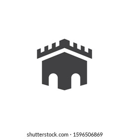 Castle Logo Template vector symbol nature