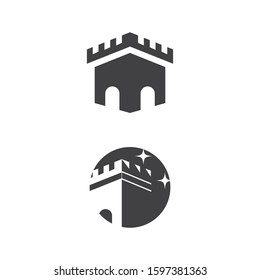 Castle Logo Template vector symbol nature