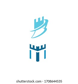 Castle Logo Template vector symbol nature