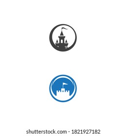 Castle Logo Template vector symbol nature
