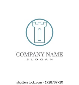 Castle Logo Template vector symbol  icon design