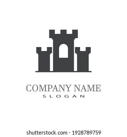 Castle Logo Template vector symbol  icon design