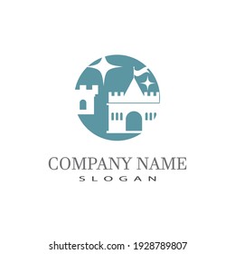 Castle Logo Template vector symbol  icon design