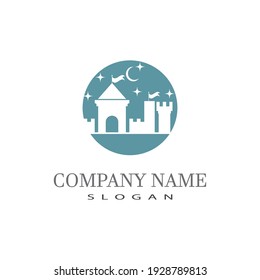 Castle Logo Template vector symbol  icon design