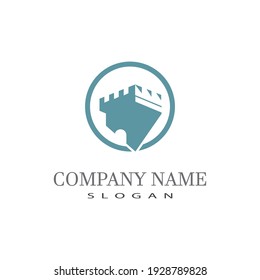 Castle Logo Template vector symbol  icon design