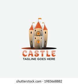 Castle Logo Template vector symbol icon design