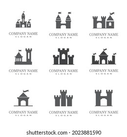 Castle Logo Template vector symbol  icon design
