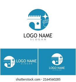 Castle Logo Template vector symbol  icon design