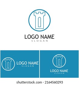 Castle Logo Template vector symbol  icon design