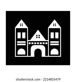 Castle Logo Template vector symbol